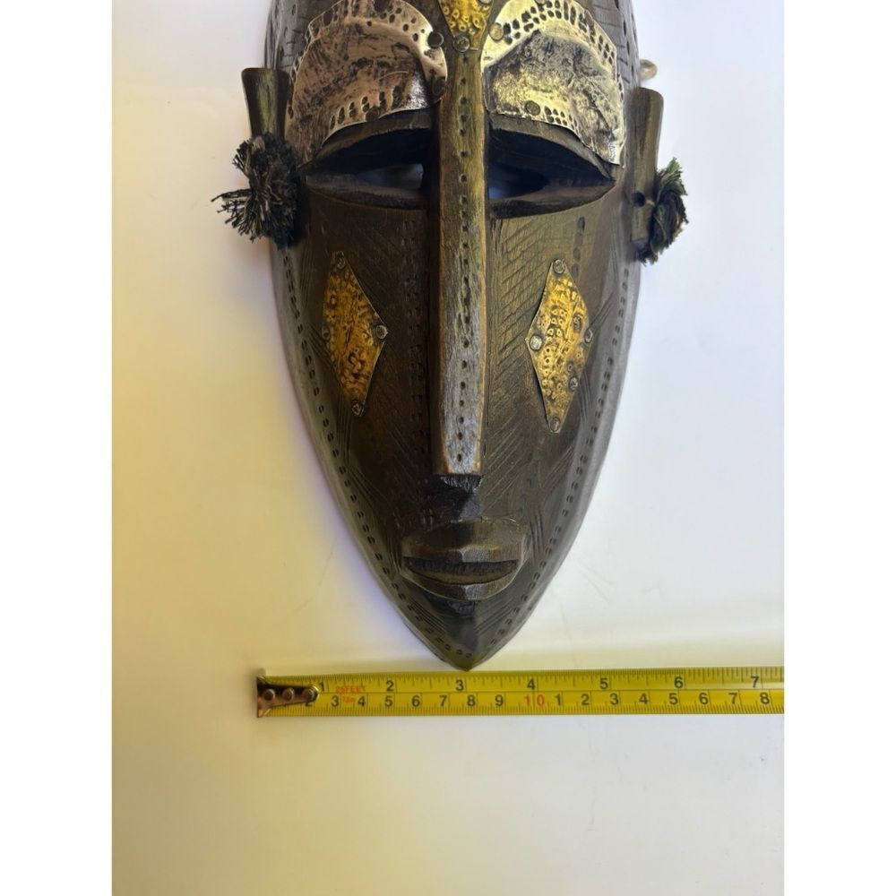 Vintage Africain Wood  Marka Tribe Mask Handmade - Picture 7 of 9
